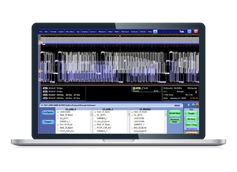 Tektronix Osziloscope MIPI MPHY UniPRO LLI UFS Protocol Decode Software