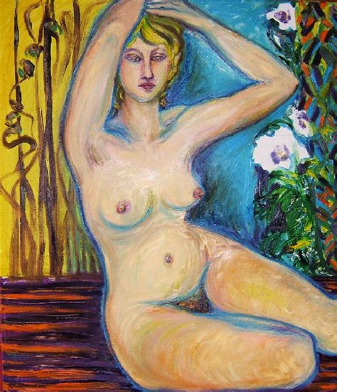 Seated Nude Painting By Katerina Koehlerova Saatchi Art