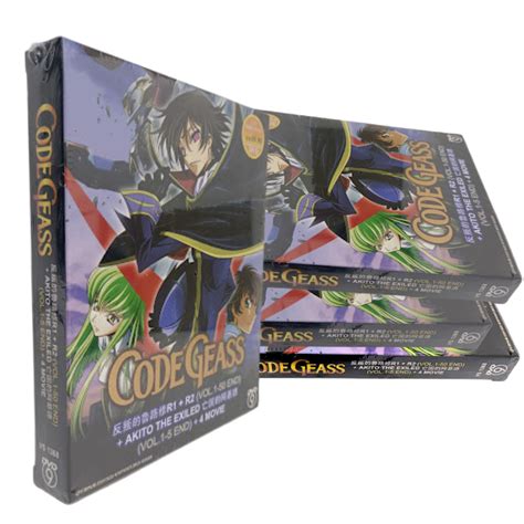 Stop Production Dvd Code Geass Complete Series 1 50 End Akito Exiled 4 Movies English