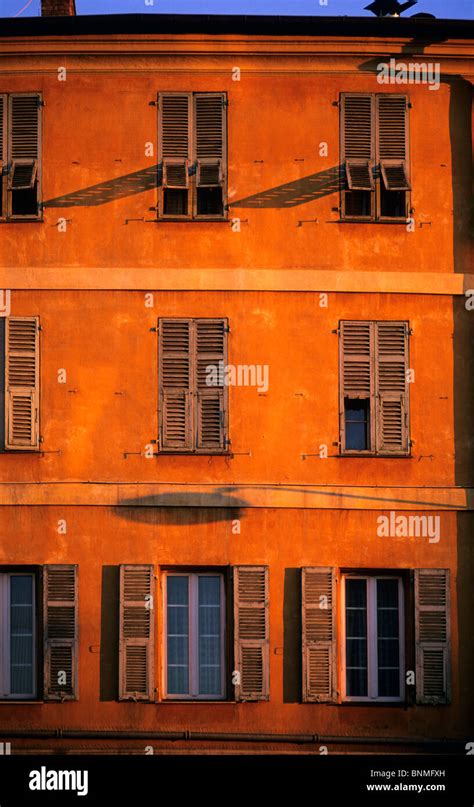 Shuttered Windows In Nice Stock Photo Alamy