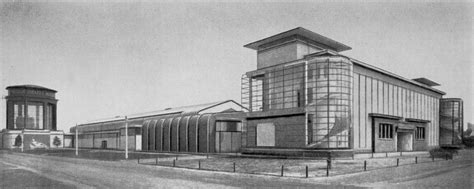 Walter Gropius Adolf Meyer Building At Werkbund Exhibition 1914