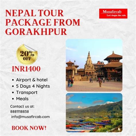 Nepal Tour Package Cost from Gorakhpur