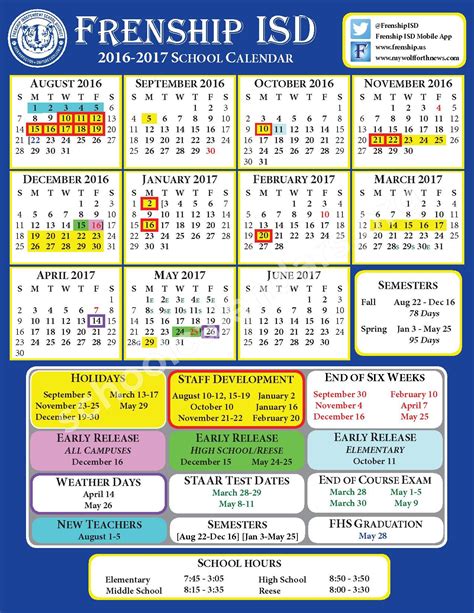 Frenship Isd School Calendar - Dede Consolata