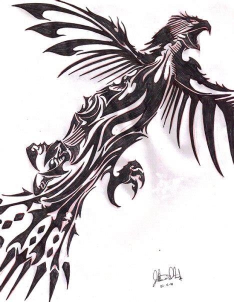 Tribal Hawk By Trixx7660 On Deviantart