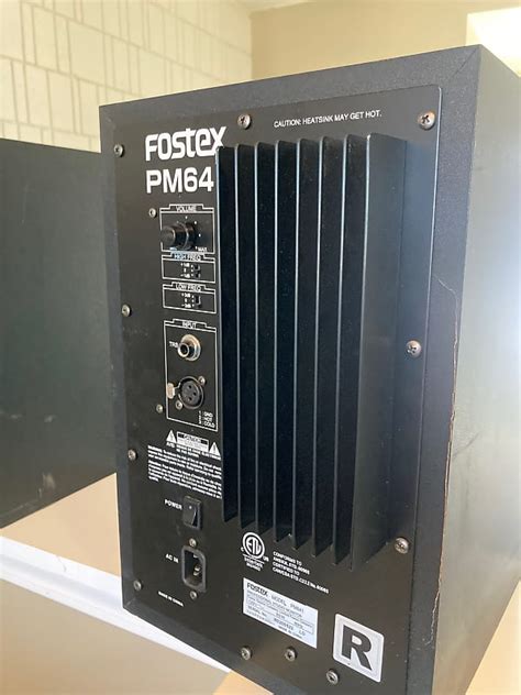 Fostex Pm Three Way Studio Monitors Black Reverb