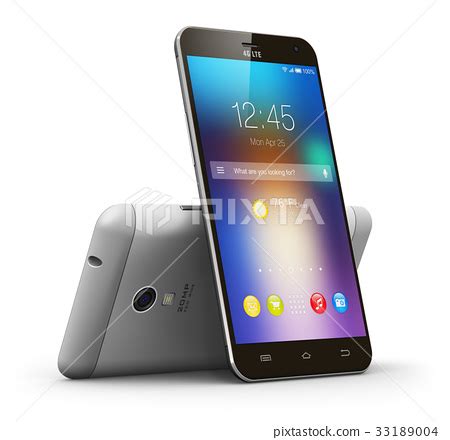 Modern Touchscreen Smartphones Stock Illustration Pixta