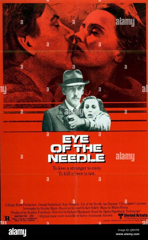 MOVIE POSTER, EYE OF THE NEEDLE, 1981 Stock Photo - Alamy