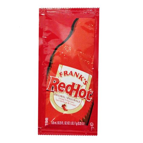 Wholesale Red Hot Original Sauce Packets