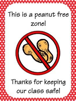 Allergy Warning Sign Printable