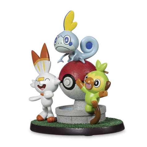 Grookey Scorbunny Sobble Figure Galar Starter Pokemon Collection