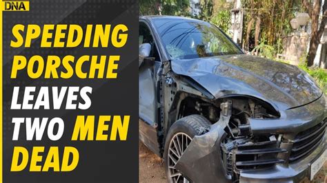 Speeding Car Kills Two Men In Hyderabad Porsche Accident Banjara