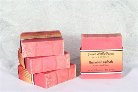 Hawaiian Splash Luxury Soap Sweet Waffle Farm