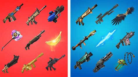 ALL WEAPONS 🔴 RED VS BLUE 🔵 8066-7996-6656 by iplaytobi - Fortnite ...