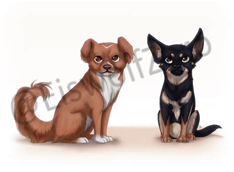 Commission Doggos By Eiswolfzero On Deviantart