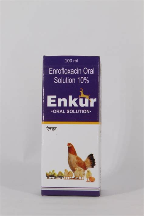 Enrofloxacin Oral Solution Prescription Packaging Type Box At