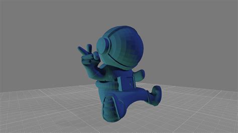 Free Stl File Astronaut On The Moon 🧑‍🚀・3d Print Model To Download・cults