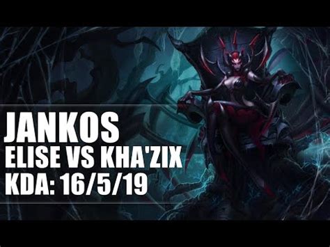 Jankos Elise Vs Kha Zix Jungle S Ranked Gameplay Youtube