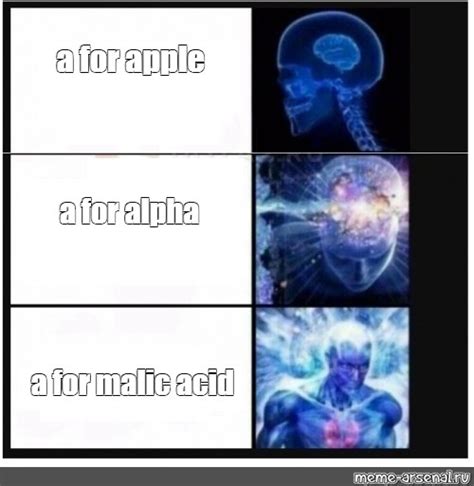 Сomics meme a for apple a for alpha a for malic acid Comics Meme