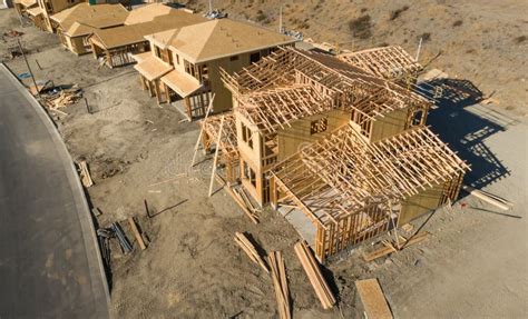 New Subdivision Aerial Stock Image Image Of Construction 7478793