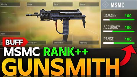 Best Msmc Gunsmith In Call Of Duty Mobile Best Msmc Rank Build In Cod