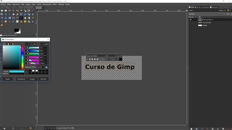 Curso Gimp B Sico Actividad Texto Con Sombra Youtube