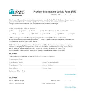 Fillable Online Molina Form Service Fill Online Printable Fillable