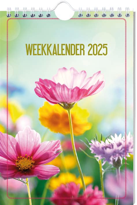 Bloemen Weekkalender 2025 Interstat International Stationary