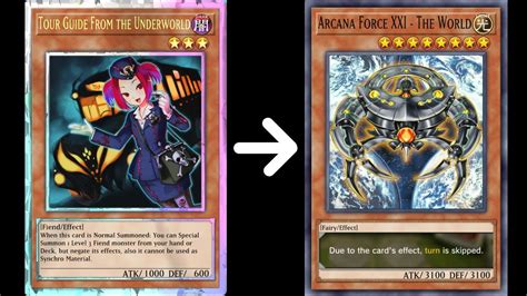 Tour Guide Card Combo Arcana Force Xxi The World Turn Skip Youtube