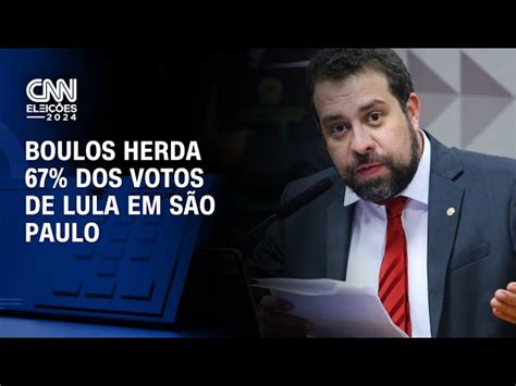 Atlascnn 671 Dos Eleitores De Lula Dizem Que Vão Votar Em Boulos