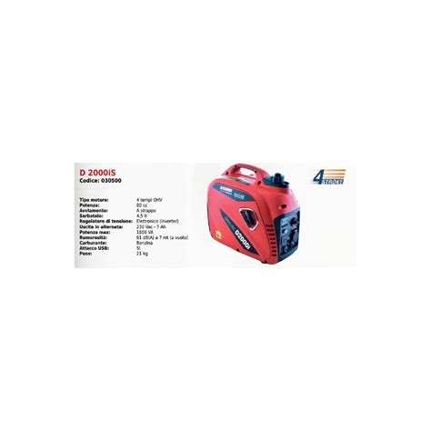 Ducar Series D Is Inverter Generator With Stroke Ohv Cc En