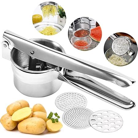 Willizter Stainless Steel Potato Ricer Masher Mashed Potato With