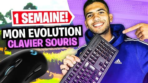 MON NIVEAU APRES 1 SEMAINE CLAVIER SOURIS Sur FORTNITE Edits