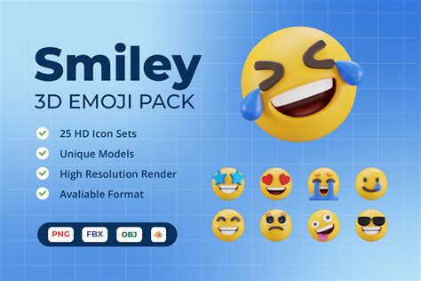 Smiley Emoji 3d Icon Pack 25 Free Download Sign And Symbols 3d Icons Iconscout