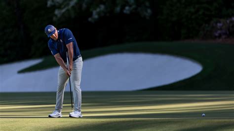 Bryson Dechambeau Of The United States Putts On The No Green During