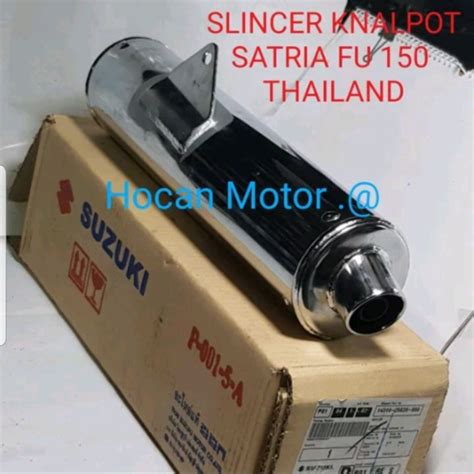 SLINCER KNALPOT SATRIA FU 150 YANG THAILAND 14310 25G20 000 ASLI SGP