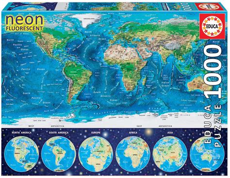 Puzzle Carte Du Monde Au N On Pieces Puzzlemania Be