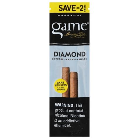 Game® Diamond Natural Leaf Cigarillos 2 Pk Kroger