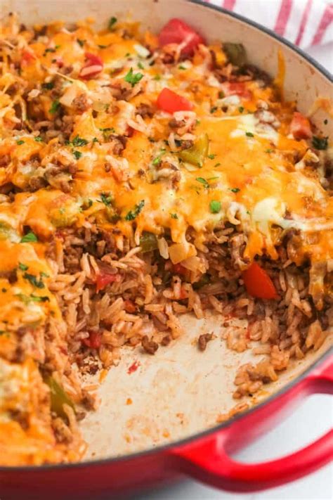 The Best Stuffed Pepper Casserole Little Sunny Kitchen