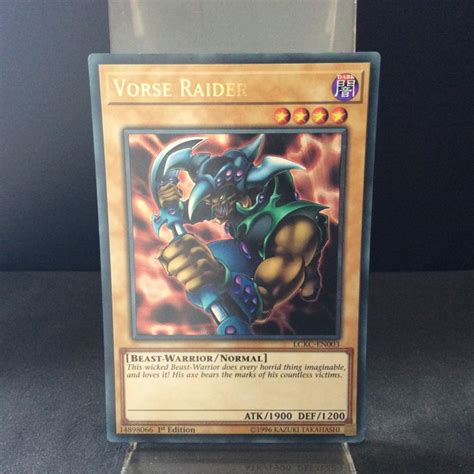 Vorse Raider LCKC EN003 1st Edition Foil English Near Mint TCGX