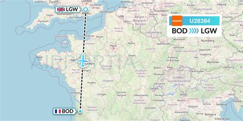 U28384 Flight Status EasyJet Bordeaux To London EZY8384