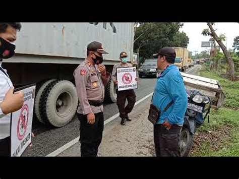 Polsek Teluk Mengkudu Gelar Ops Yustisi Dan Tegur Pengendara Yang Tidak