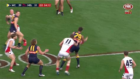 Round 18 Afl West Coast Eagles V Melbourne Demons Highlights Youtube