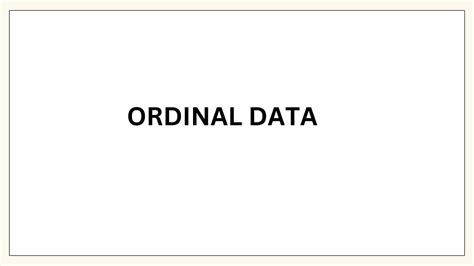 Ppt Data Types In Statistics Categorical Numerical And Ordinal