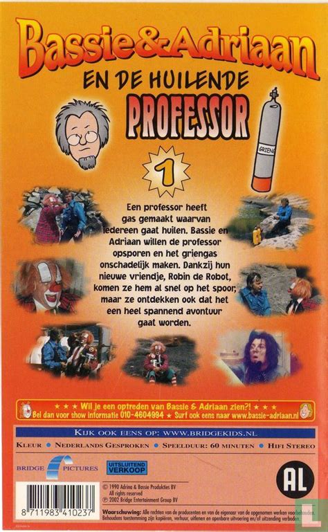 Bassie Adriaan En De Huilende Professor Vhs Vhs