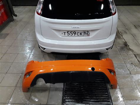 Задний бампер от форд фокус 2 ST рестайлинг — Ford Focus II Hatchback ...