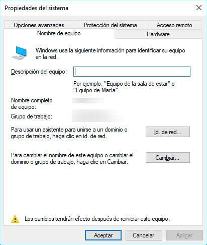 C Mo Cambiar El Nombre De Equipo En Windows Softzone