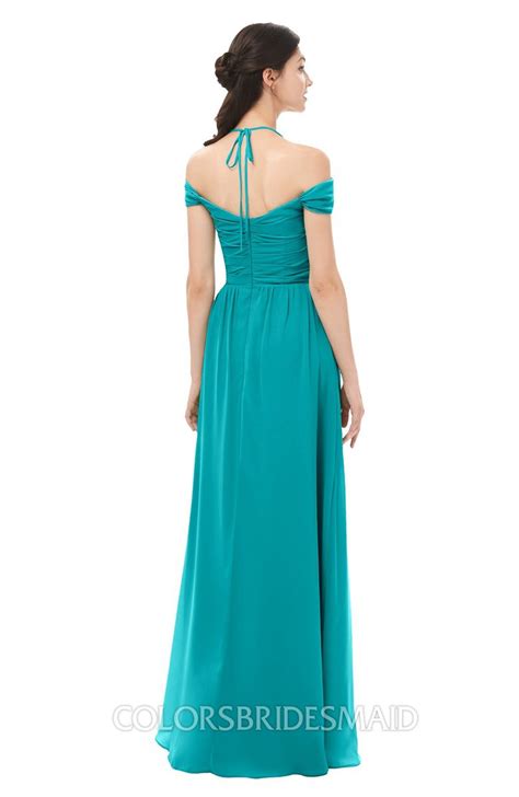 Colsbm Amirah Teal Bridesmaid Dresses Colorsbridesmaid