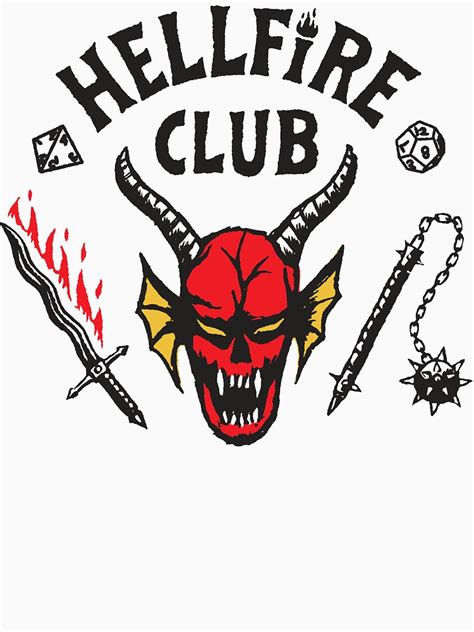 Stranger Things 4 Hellfire Club Logo Essential T-Shirt by FifthSun | Stranger things sticker ...