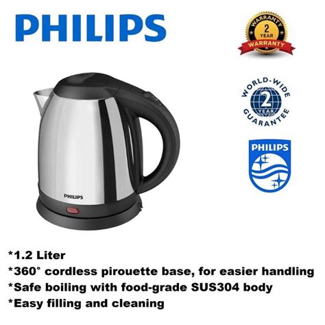 Philips Daily Collection Kettle 1 2L HD9303 TV Home Appliances