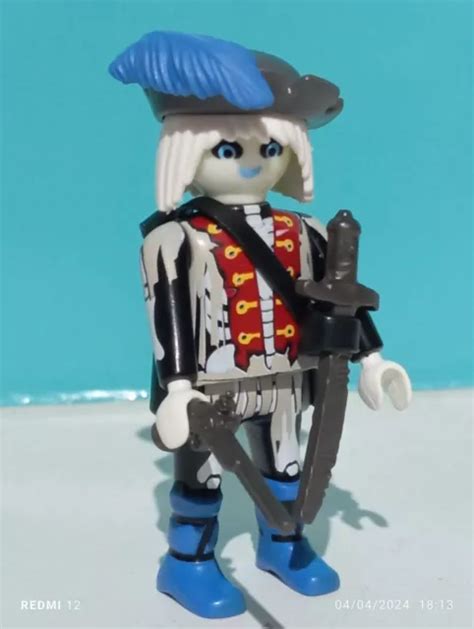 FIGURINE PLAYMOBIL PIRATE Fantôme Pirates Ref 4803 Halloween Bateau